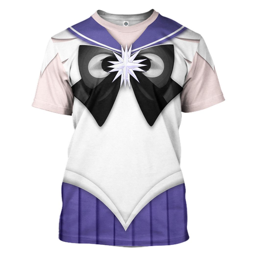 Gearhuman 3D Sailor Saturn Custom Tshirt Hoodie Apparel CC15129 3D Apparel T-Shirt S 