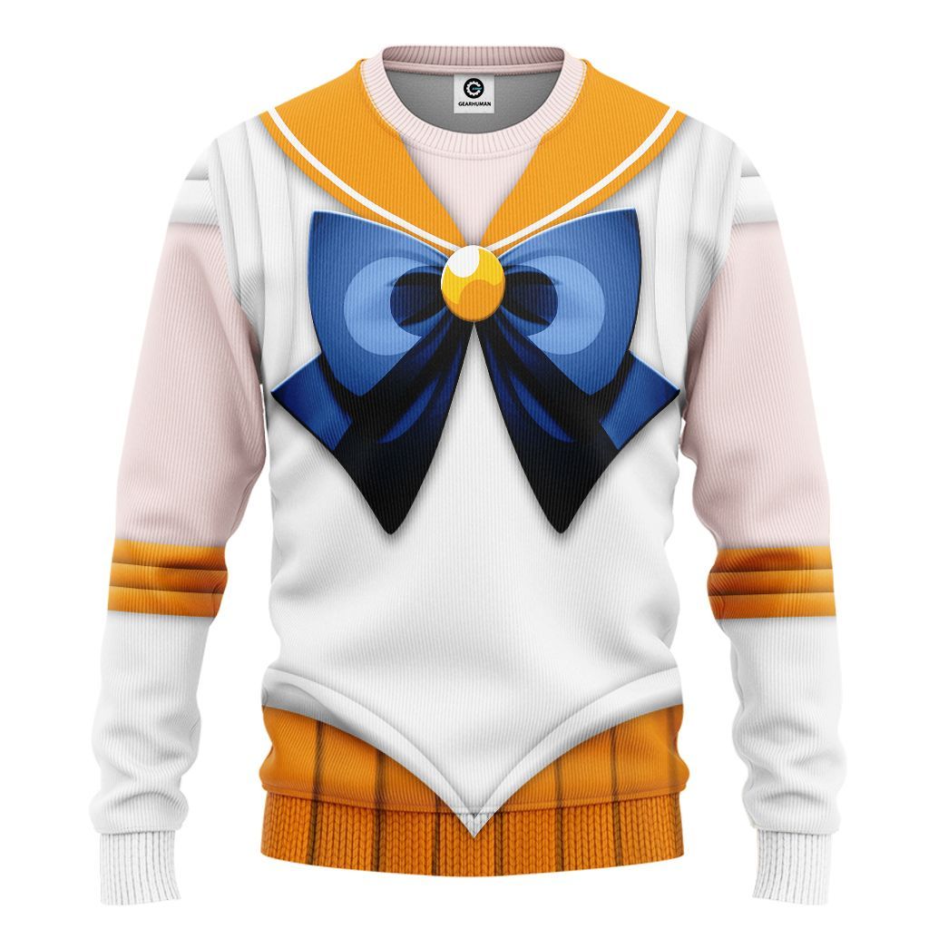Gearhuman 3D Sailor Venus Custom Tshirt Hoodie Apparel CC15125 3D Apparel Long Sleeve S 