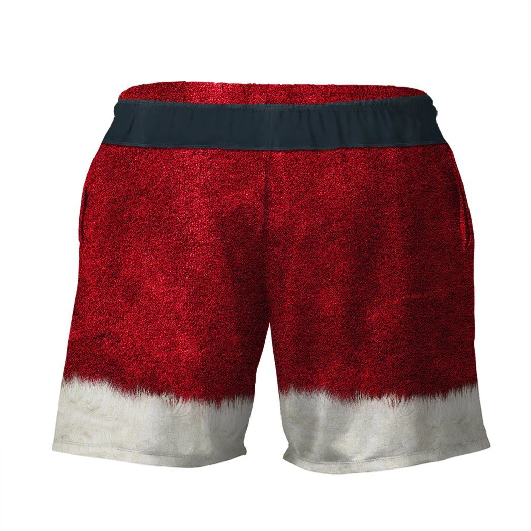 Gearhuman 3D Santa Claus Custom Beach Short Swim Trunk GW12109 Men Shorts 