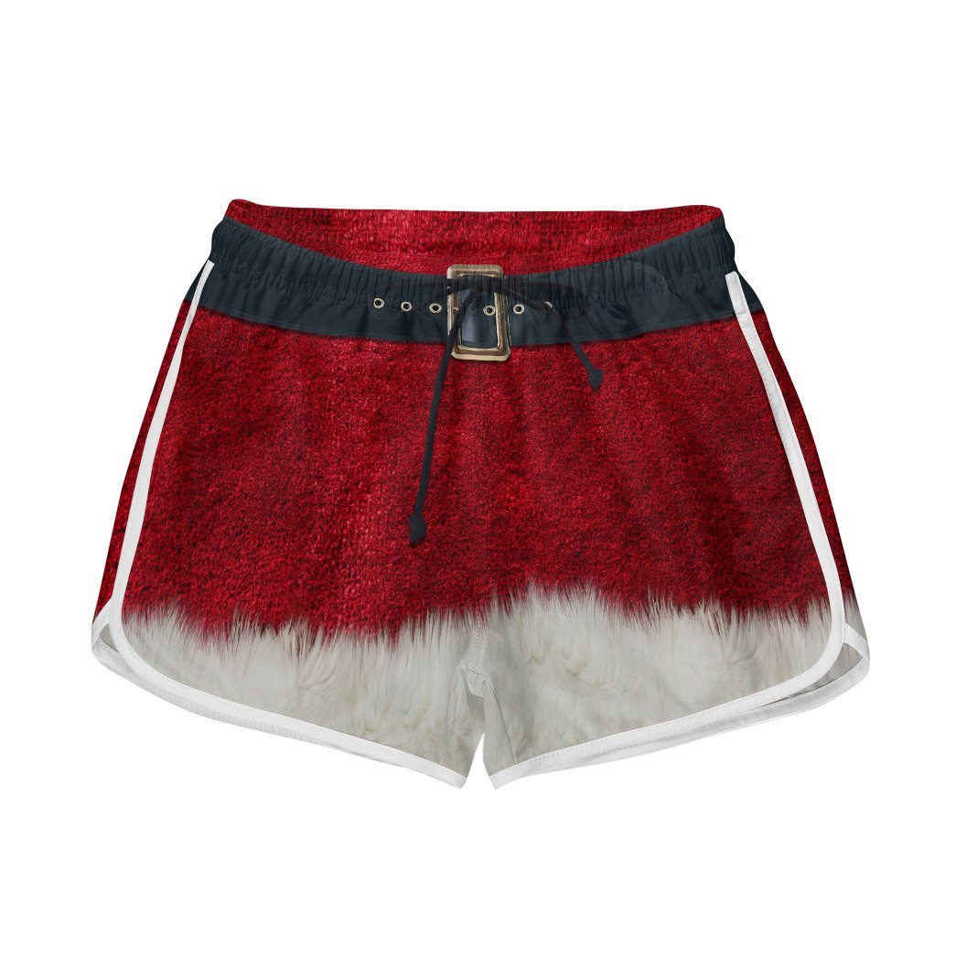 Gearhuman 3D Santa Claus Custom Women Shorts GW121010 Women Shorts Women Shorts XS 