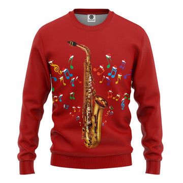 Gearhumans 3D Saxophone Custom Tshirt Apparel