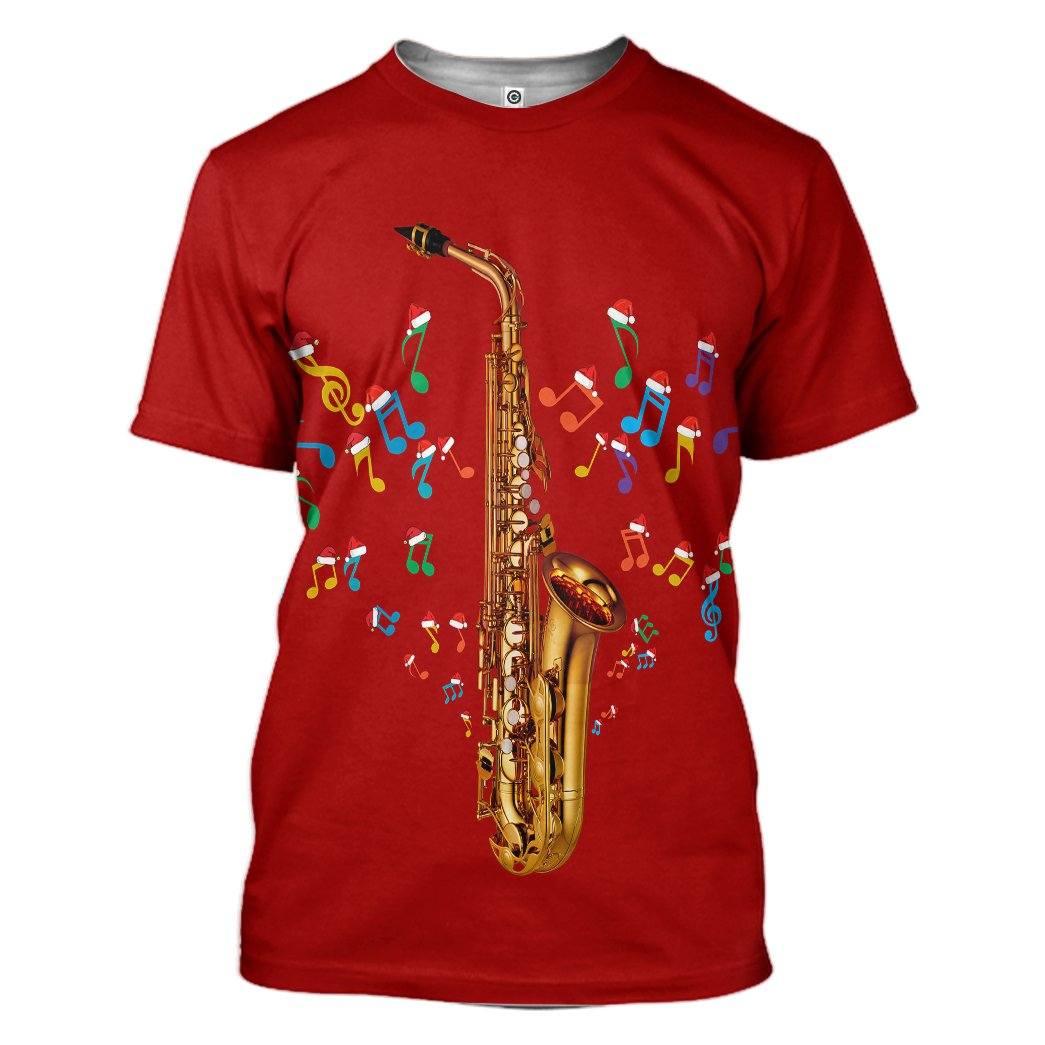 Gearhuman 3D Saxophone Custom Tshirt Apparel GX03115 3D Apparel T-Shirt S 