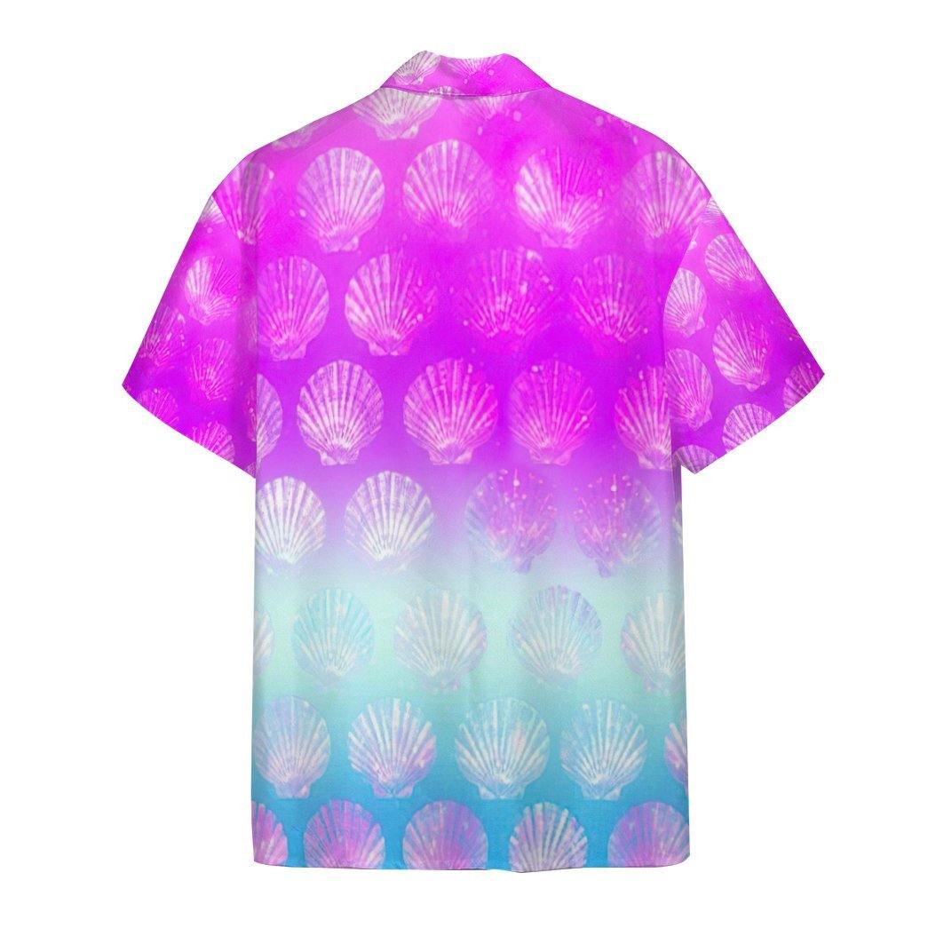 Gearhuman 3D Sea Shell Color Hawaii Shirt ZC0306217 Hawai Shirt 