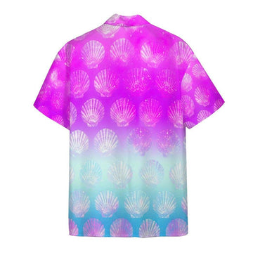 Gearhuman 3D Sea Shell Color Hawaii Shirt ZC0306217 Hawai Shirt 