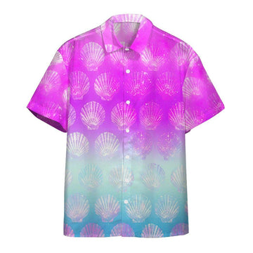Gearhuman 3D Sea Shell Color Hawaii Shirt ZC0306217 Hawai Shirt Short Sleeve Shirt S 