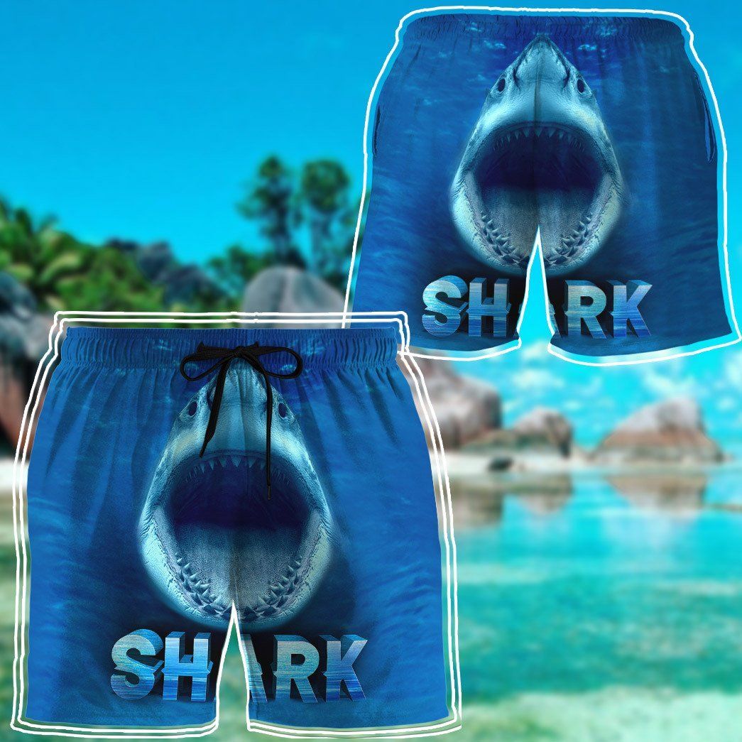 Gearhuman 3D Shark Beach Short ZZ0206211 Men Shorts 