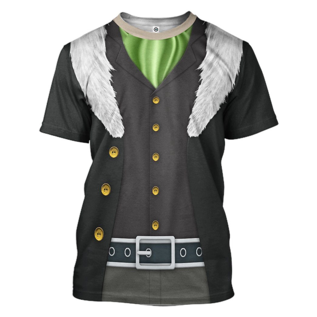 Gearhuman 3D Shichibukai Crocodile One Piece Costume Custom Tshirt Hoodie Apparel GK151211 3D Apparel T-Shirt S 
