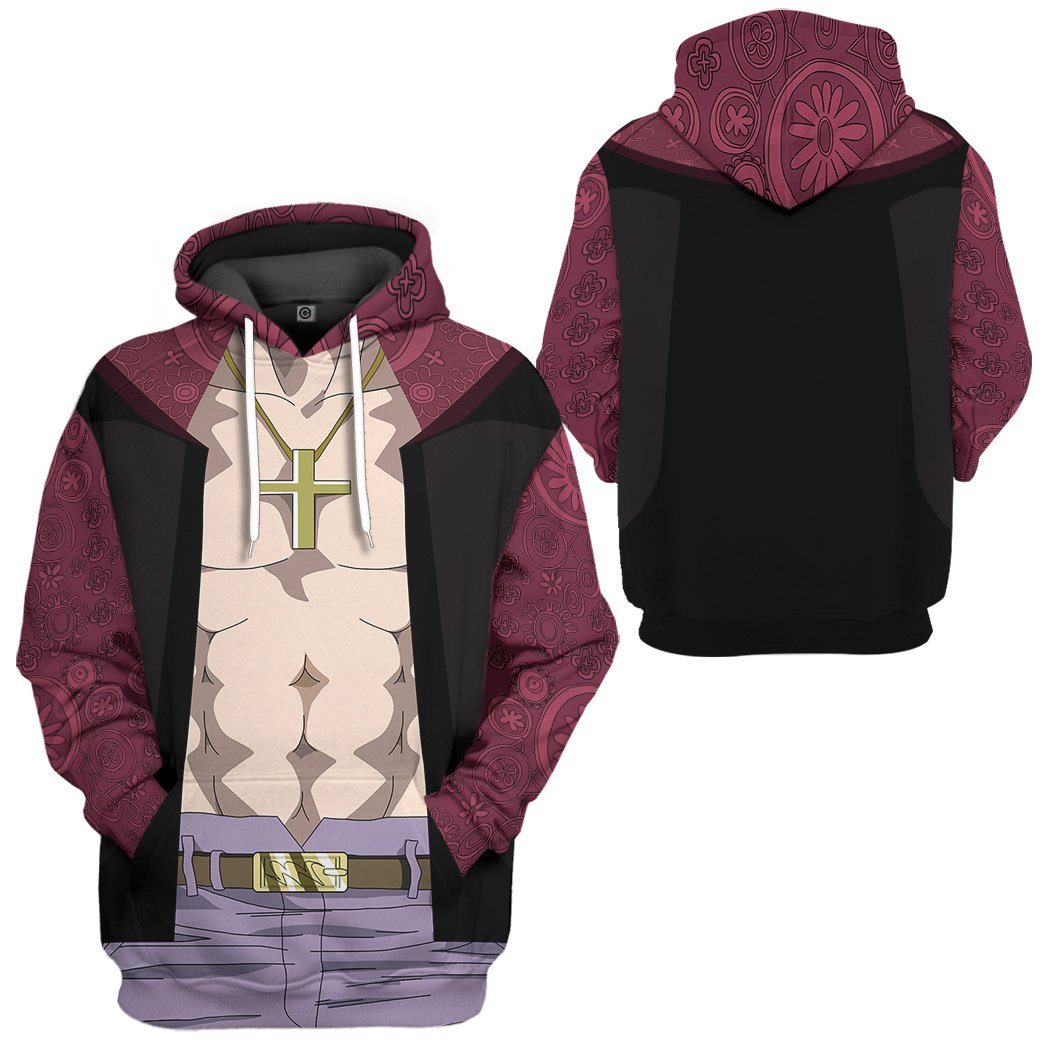 One Piece Hoodie Anime Zoro 3D Printed Hooded Pullover Outer