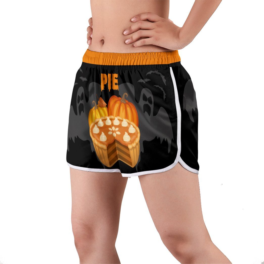 Gearhuman 3D Skeleton Hands Pumpkins Custom Women Shorts GW28086 Women Shorts 