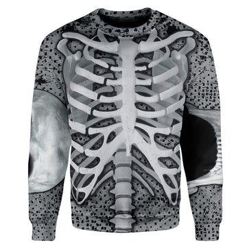 Gearhumans GearHuman 3D Skeleton Hoodie TShirt Apparel