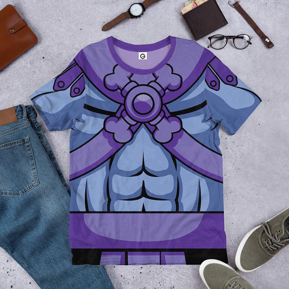 Gearhuman 3D Skeletor He-Man Custom Tshirt Hoodie Apparel GW13012 3D Apparel 