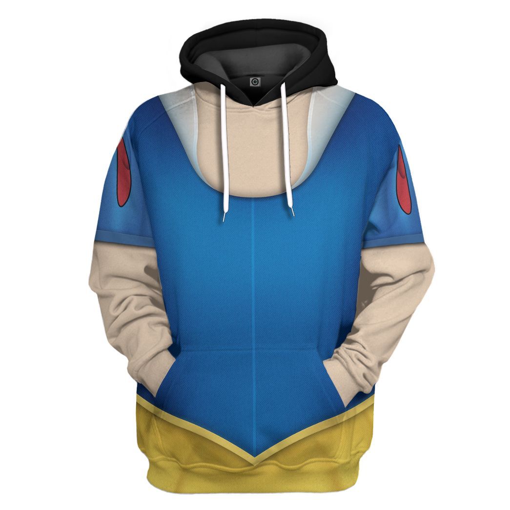 Gearhuman 3D Snow White Custom Tshirt Hoodie Appreal CC24117 3D Apparel Hoodie S 