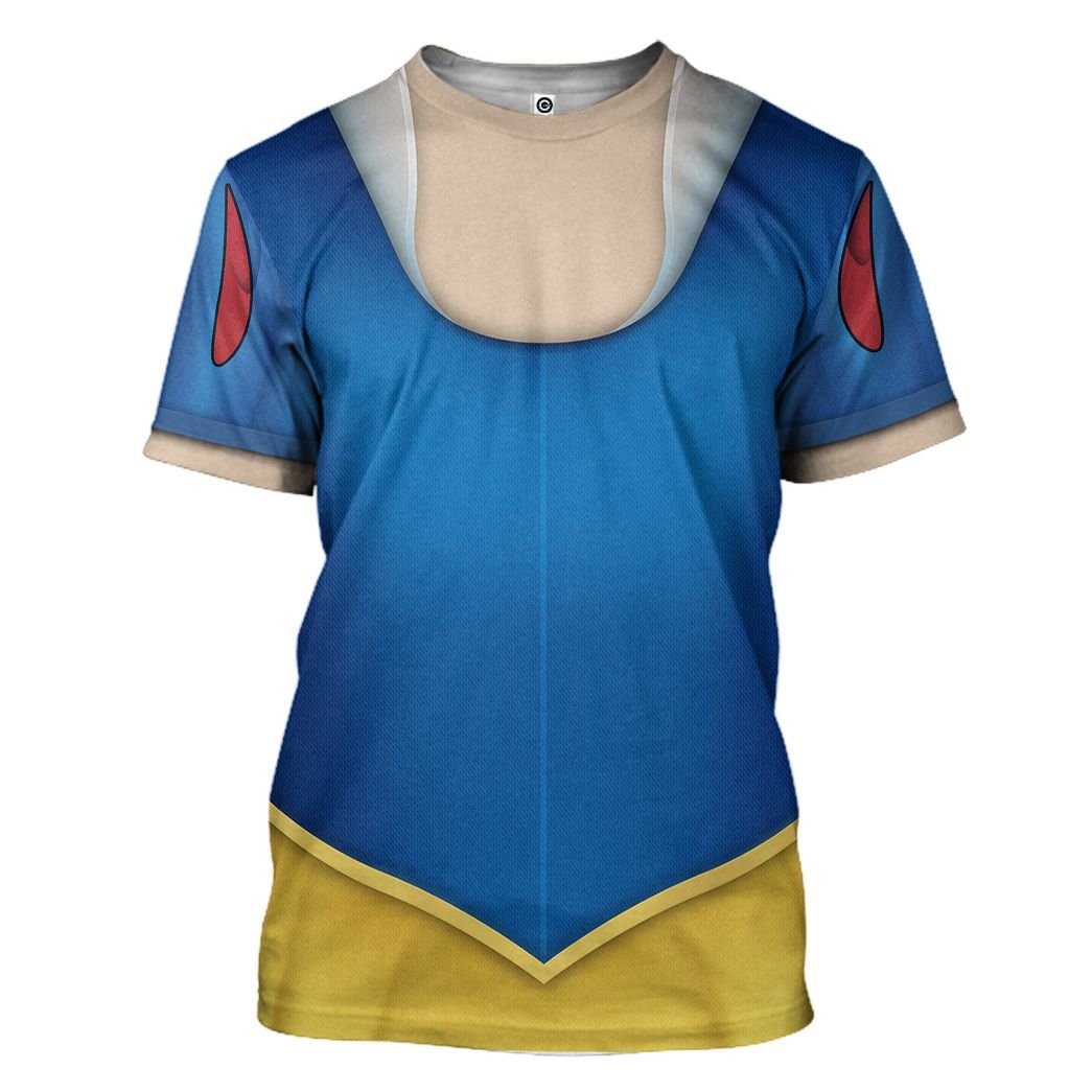 Gearhuman 3D Snow White Custom Tshirt Hoodie Appreal CC24117 3D Apparel T-Shirt S 