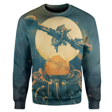 Gearhumans 3D Space Astronaut Custom T-Shirts Hoodies Apparel