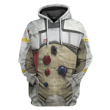 Gearhumans 3D Space Sain Suit Unit Custom Hoodie Apparel