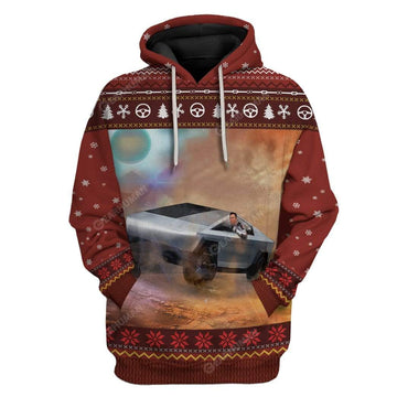 Gearhumans GearHuman 3D Space X Telsa Elon Musk Hoodie TShirt Apparel