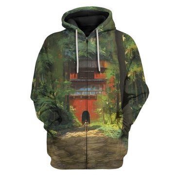 Gearhumans 3D Spirited Away Custom Hoodies Apparel