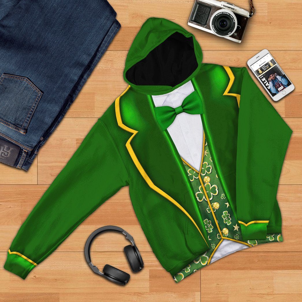 Gearhuman 3D St Patrick Costume Custom Tshirt Hoodie Apparel GW010210 3D Apparel
