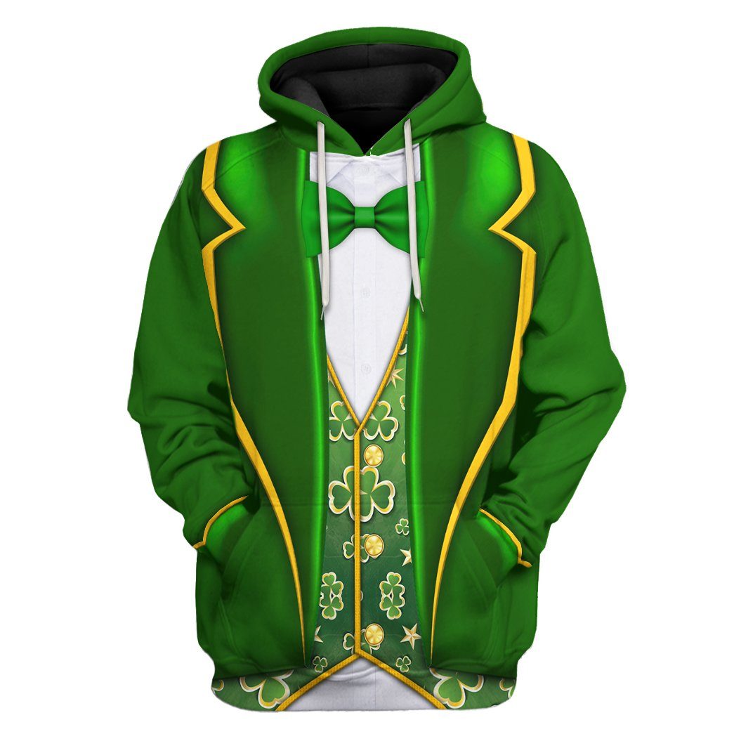 Gearhuman 3D St Patrick Costume Custom Tshirt Hoodie Apparel GW010210 3D Apparel Hoodie S