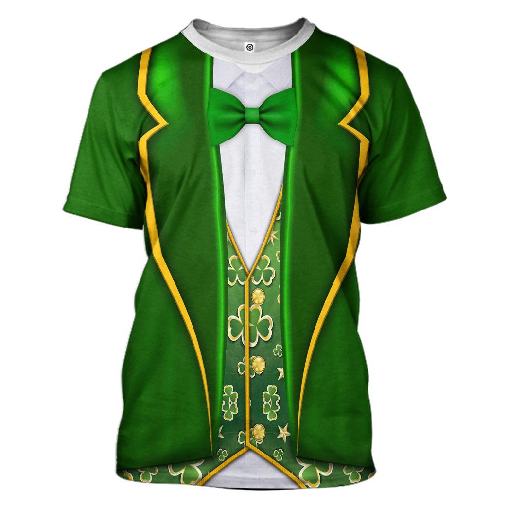 Gearhuman 3D St Patrick Costume Custom Tshirt Hoodie Apparel GW010210 3D Apparel T-Shirt S