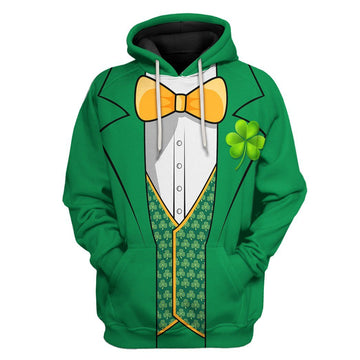 Gearhumans 3D St Patricks Day Leprechaun Custom Tshirt Hoodie Apparel