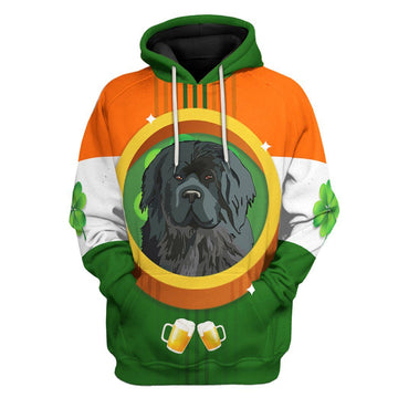 Gearhumans 3D St Patricks Day Newfoundland Tshirt Hoodie Apparel