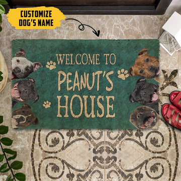Gearhuman 3D Staffordshire Bull Terrier Welcome You Doormat GK290127 Doormat