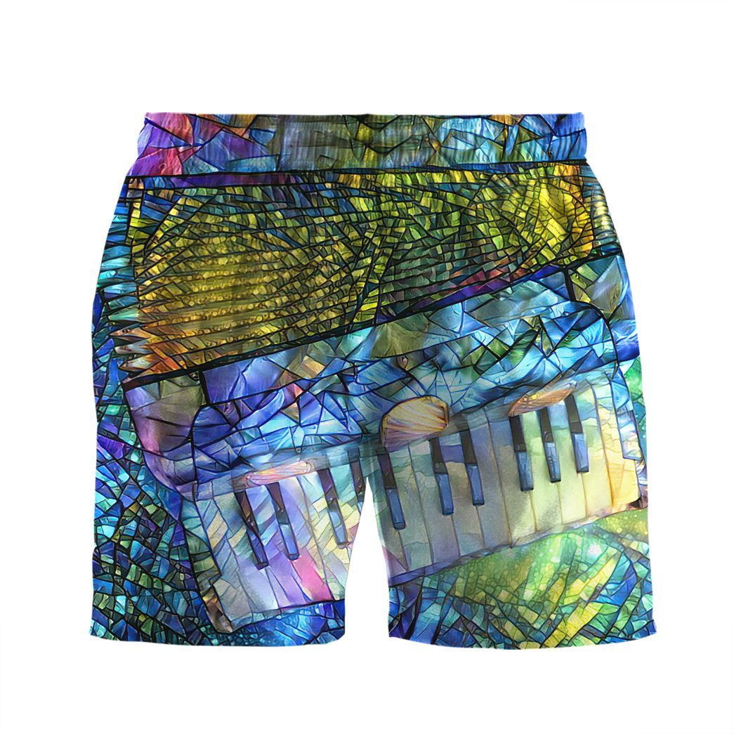Gearhuman 3D Stained Glass Accordion Shorts ZK2306213 Men Shorts 