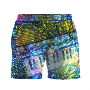 Gearhuman 3D Stained Glass Accordion Shorts