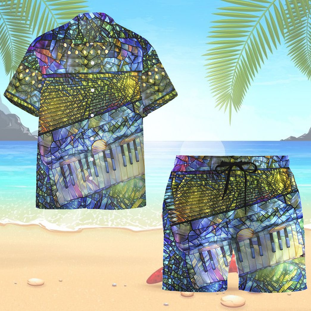 Gearhuman 3D Stained Glass Accordion Shorts ZK2306213 Men Shorts 