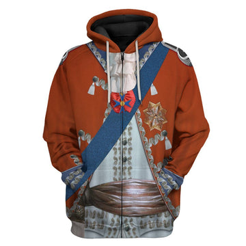 Gearhumans 3D Stanislaw August Poniatowski King of Poland Custom Hoodie Apparel