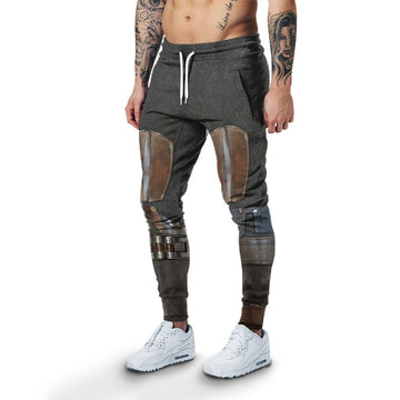 Gearhumans 3D Star War The Mandalorian Custom Sweatpants Apparel