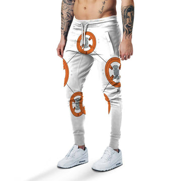 Gearhumans 3D Star Wars BB8 Cosplay Custom Sweatpants