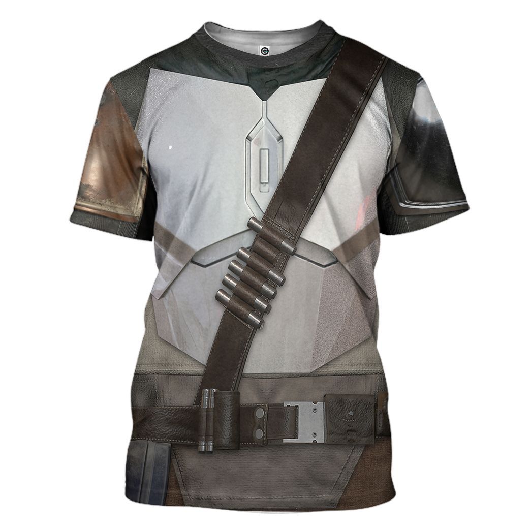 Gearhuman 3D Star Wars Beskar Tshirt Hoodie Apparel CB261115 3D Apparel T-Shirt S 