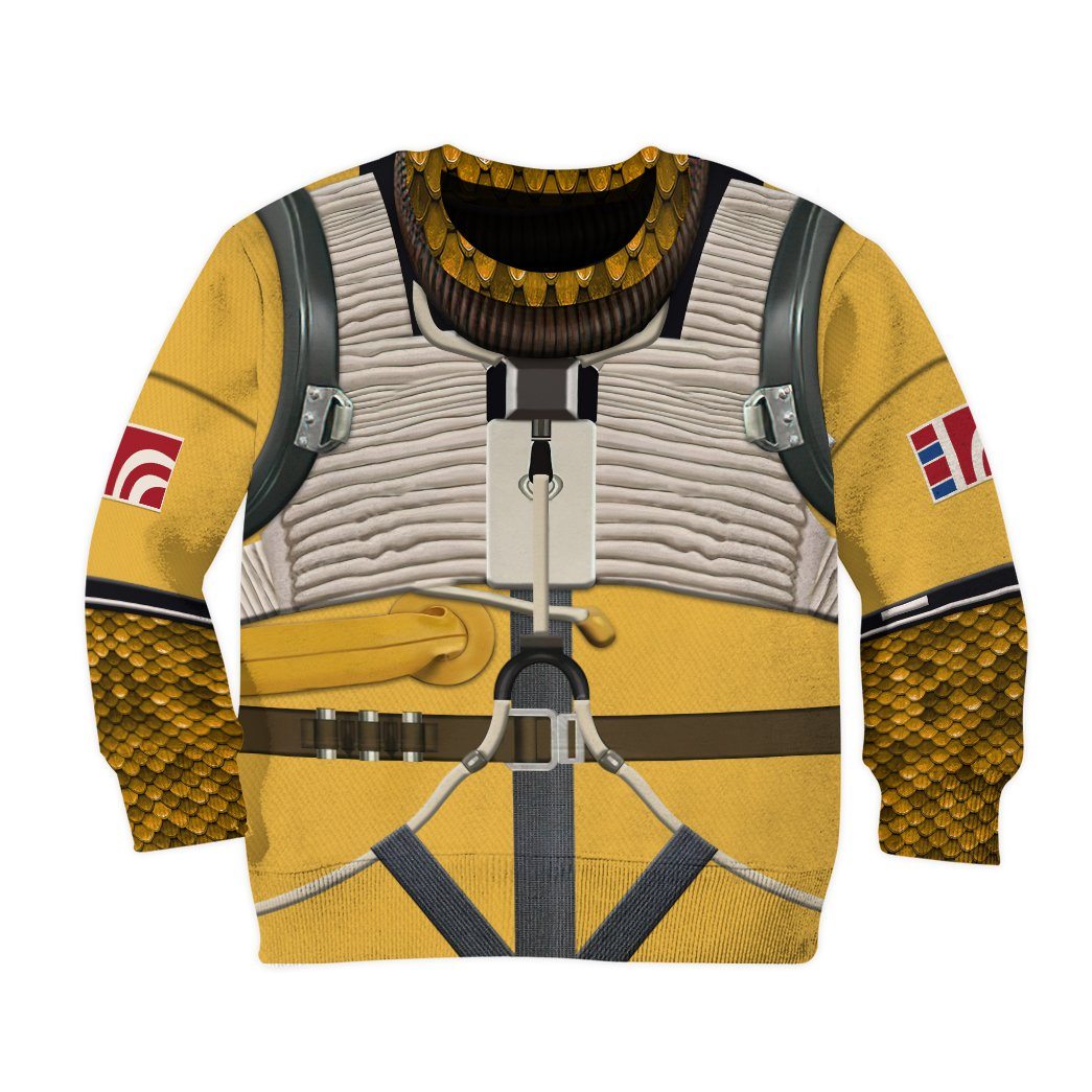 Gearhuman 3D Star Wars Bossk Tshirt Hoodie Apparel Kids GB05016 Kid 3D Apparel Long Sleeve S 