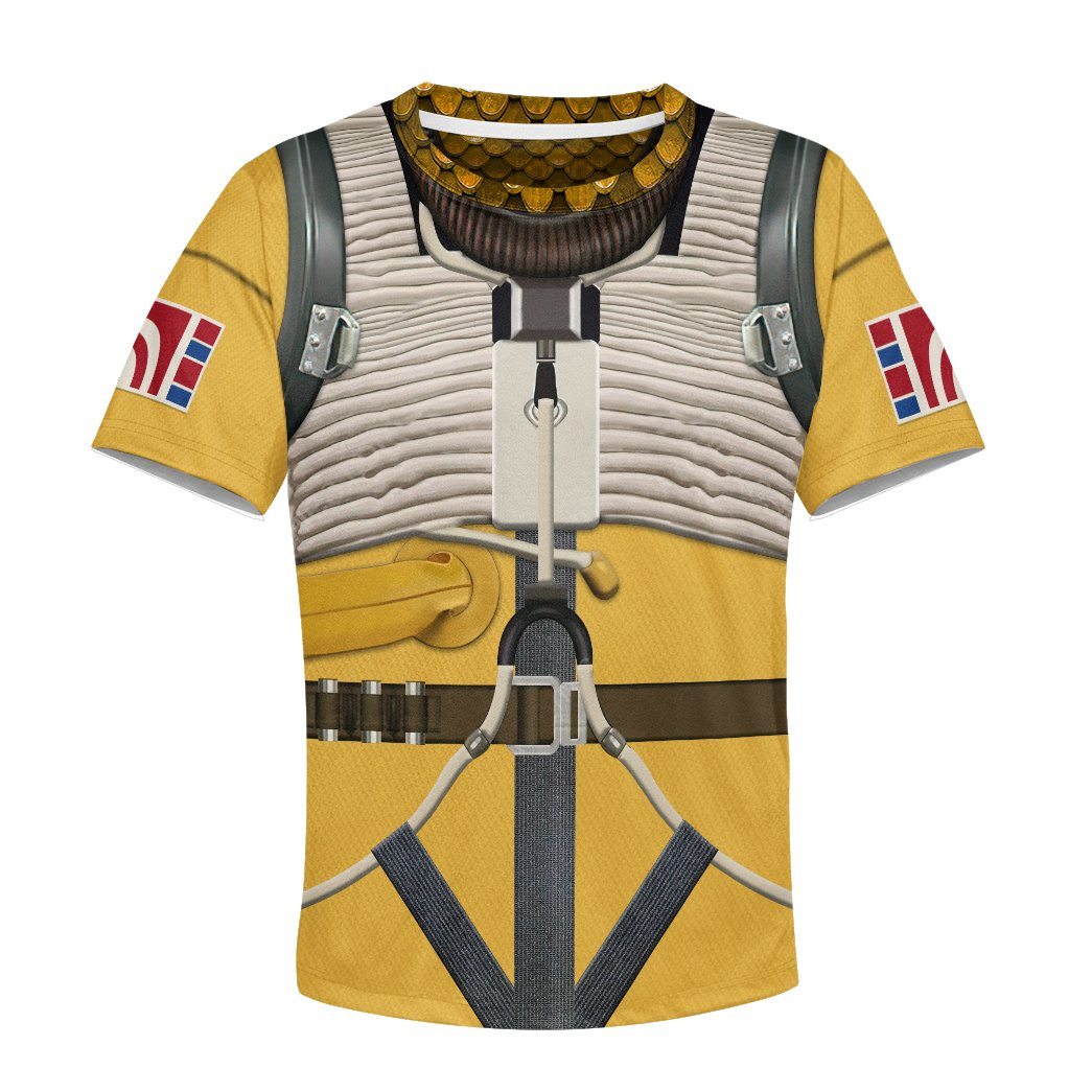 Gearhuman 3D Star Wars Bossk Tshirt Hoodie Apparel Kids GB05016 Kid 3D Apparel T-Shirt S 