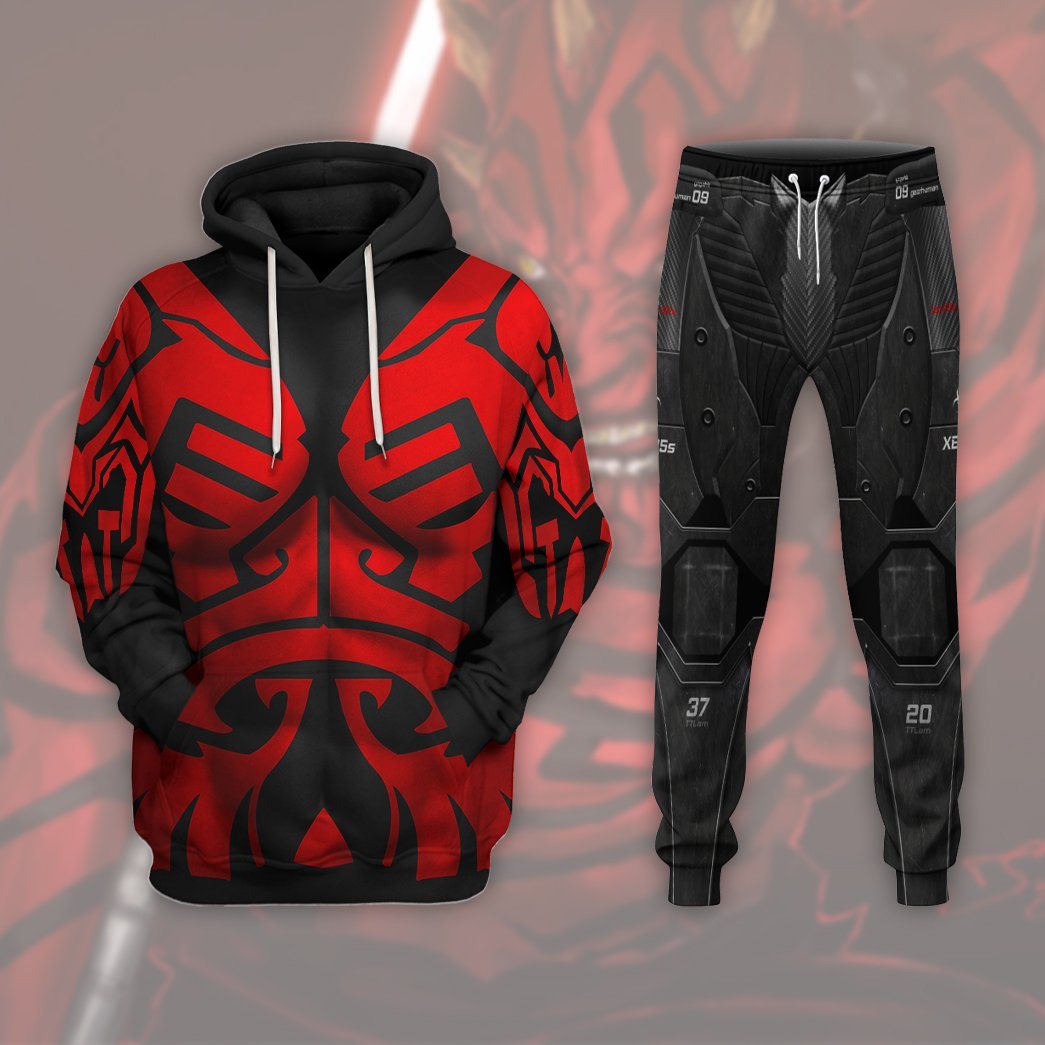 Gearhumans 3D Star Wars Darth Raven Cosplay Custom Tshirt Hoodie Apparel