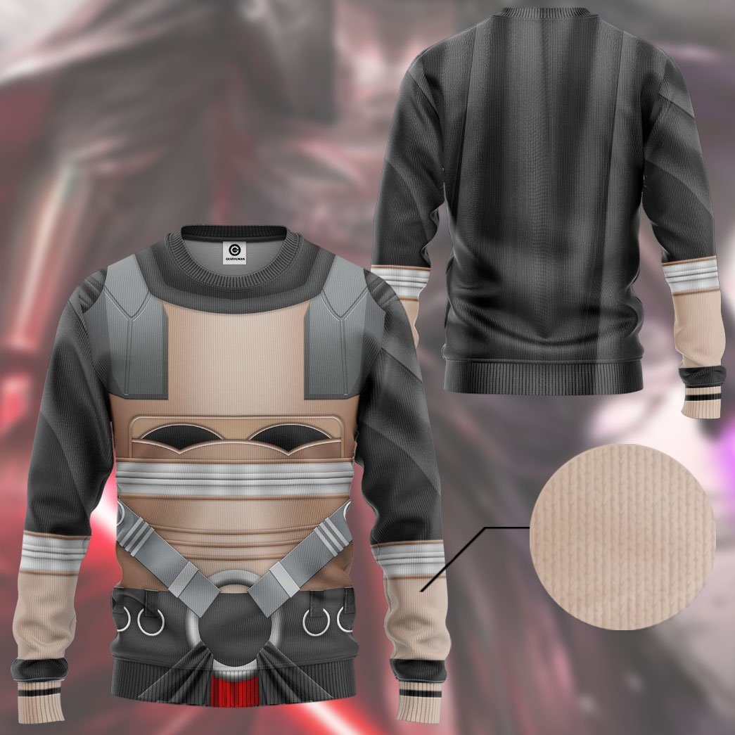 Gearhuman 3D Star Wars Darth Raven Cosplay Custom Tshirt Hoodie Apparel GK160117 3D Apparel