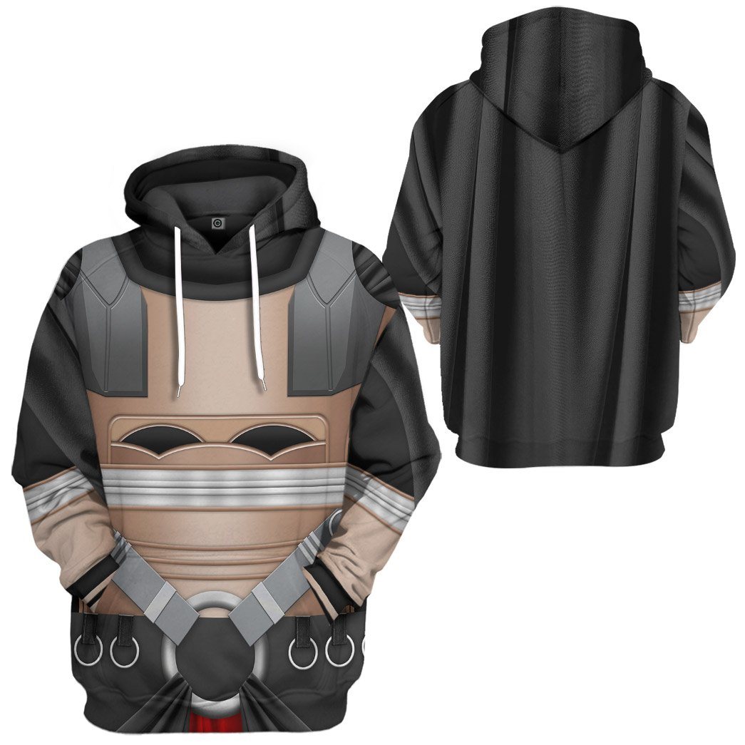 Gearhuman 3D Star Wars Darth Raven Cosplay Custom Tshirt Hoodie Apparel GK160117 3D Apparel Hoodie S