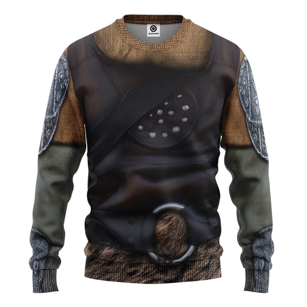 Gearhuman 3D Star Wars Gamorrean Cosplay Custom Tshirt Hoodie Apparel GK1901113 3D Apparel Long Sleeve S 
