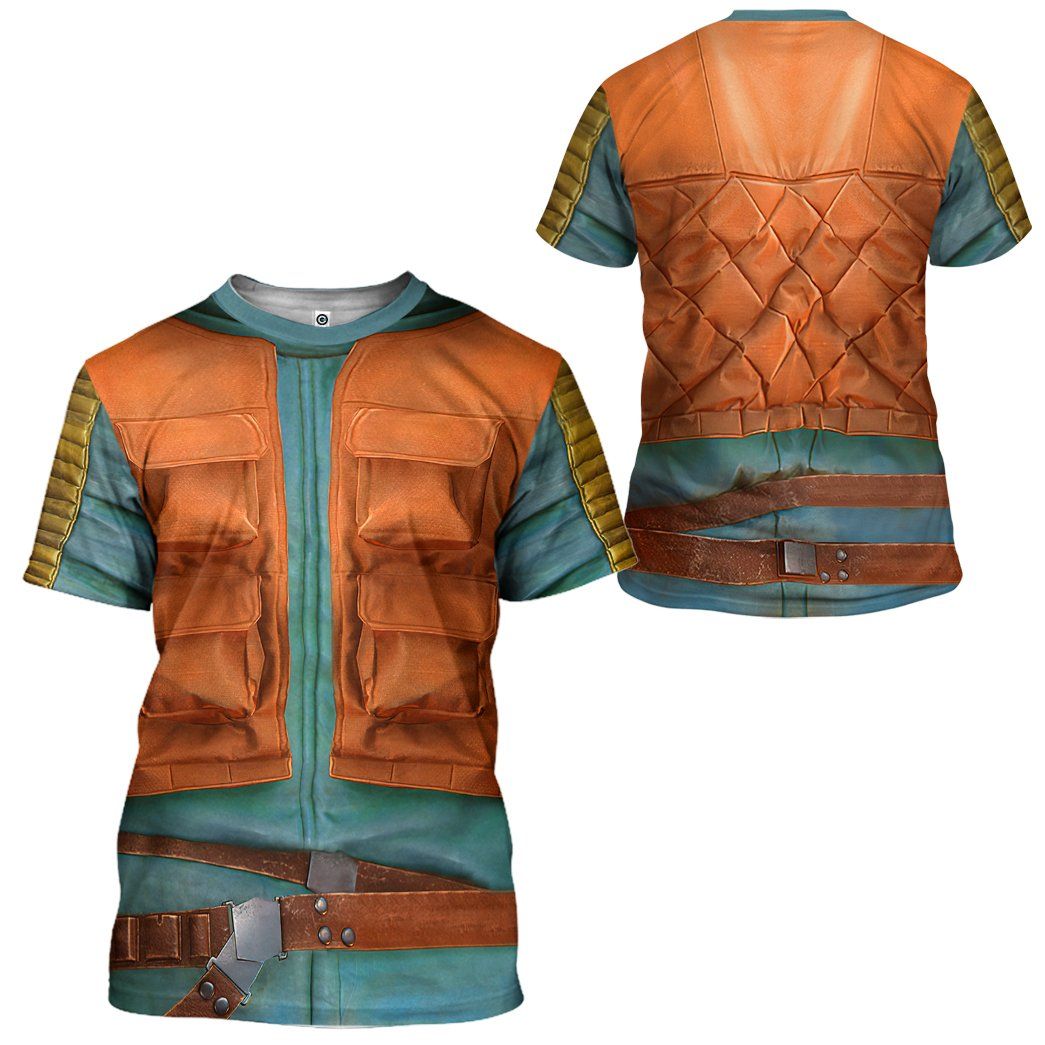 Gearhuman 3D Star Wars Greedo Cosplay Custom Tshirt Hoodie Apparel GK180131 3D Apparel