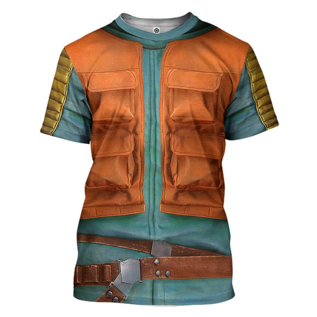 Gearhuman 3D Star Wars Greedo Cosplay Custom Tshirt Hoodie Apparel GK180131 3D Apparel T-Shirt S