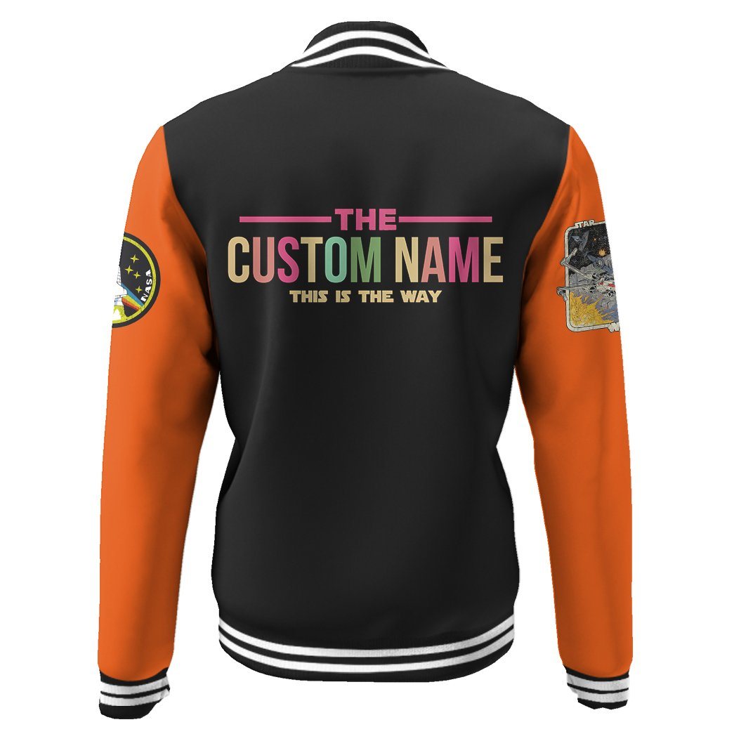 Gearhuman 3D Star Wars Luke Skywalker Custom Name Baseball Jacket GK210119 Baseball Jacket 