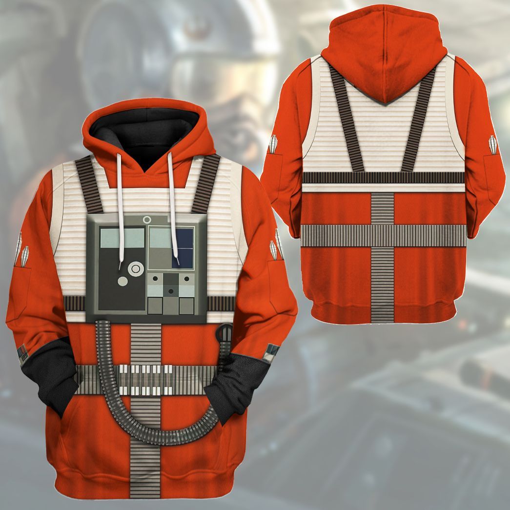 Gearhuman 3D Star Wars Rebel Pilot Tshirt Hoodie Apparel CB261113 3D Apparel 