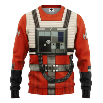 Gearhuman 3D Star Wars Rebel Pilot Tshirt Hoodie Apparel CB261113 3D Apparel Long Sleeve S 