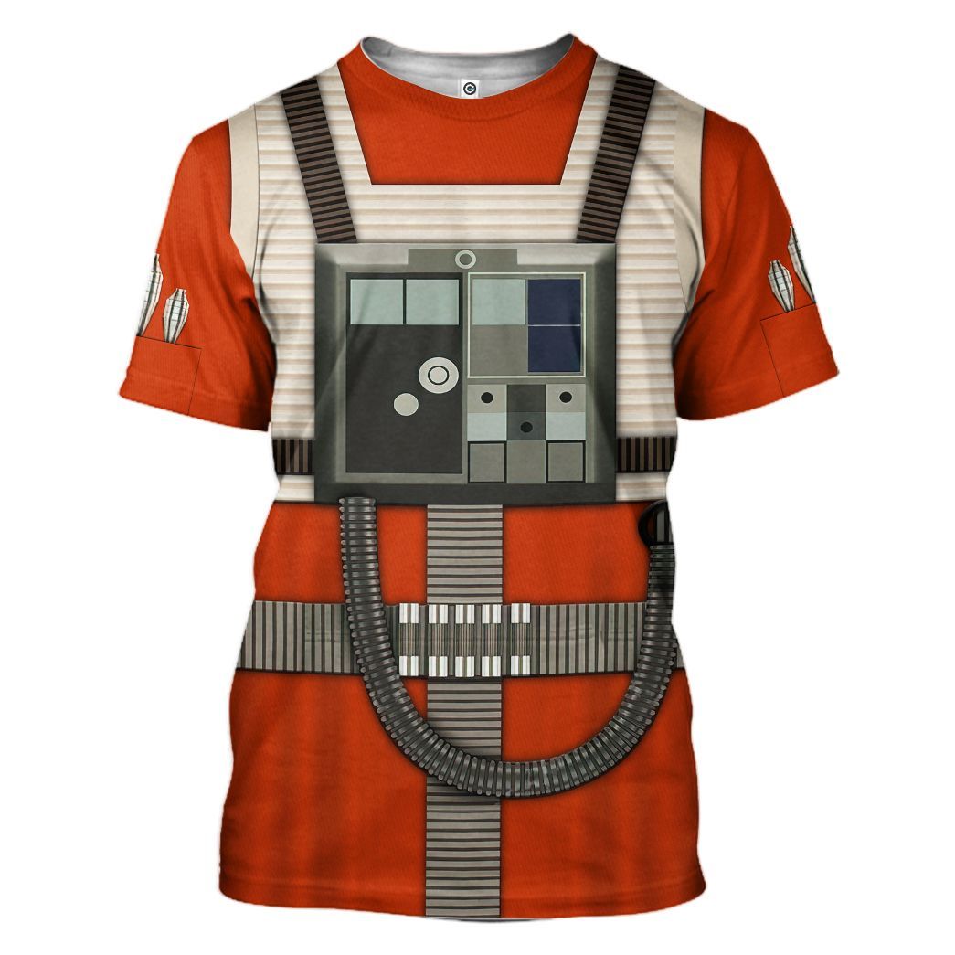 Gearhuman 3D Star Wars Rebel Pilot Tshirt Hoodie Apparel CB261113 3D Apparel T-Shirt S 