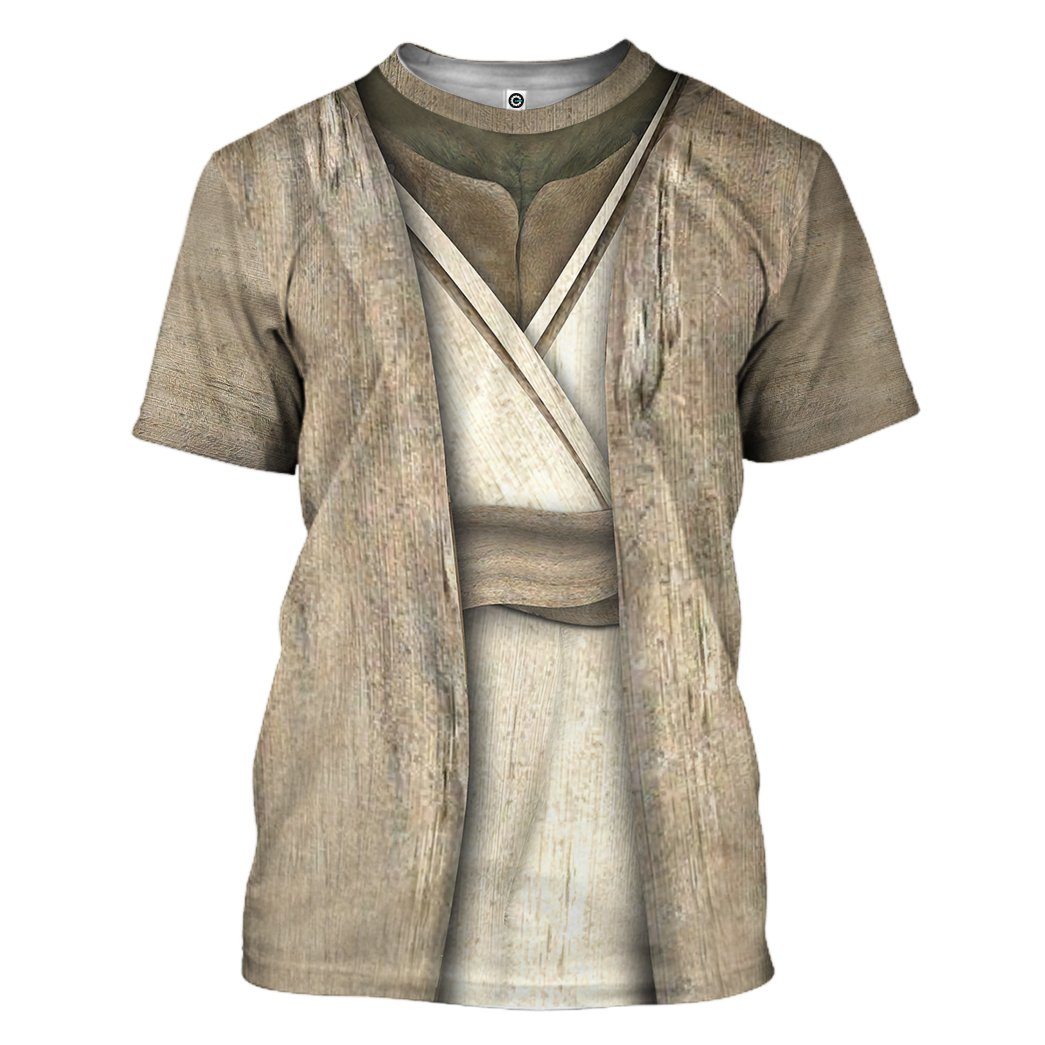 Gearhuman 3D Star Wars Yoda Cosplay Custom Tshirt Hoodie Apparel GK110131 3D Apparel T-Shirt S 