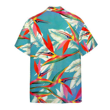 Gearhuman 3D Strelitzia Flower Hawaii Shirt