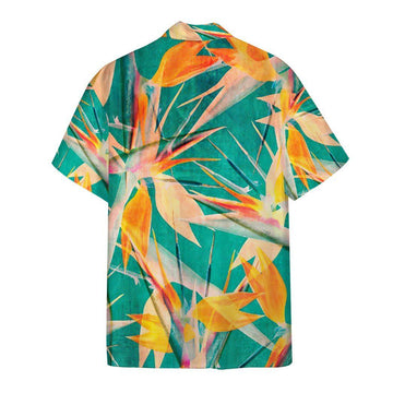 Gearhuman 3D Strelitzia Flower Hawaii Shirt