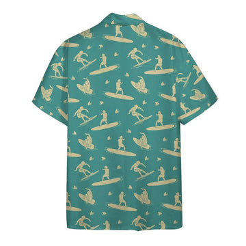 Gearhuman 3D Surfing Hawaii Shirt